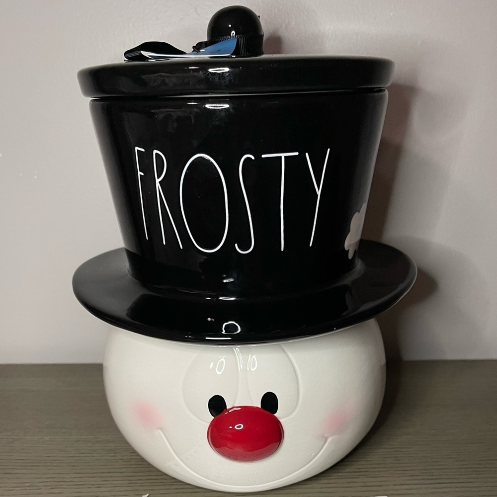 Rae Dunn Frosty Head Canister